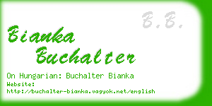 bianka buchalter business card